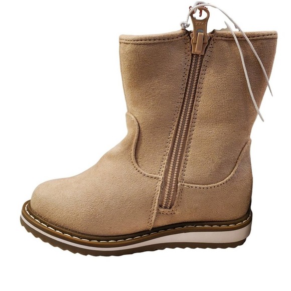 Toddler Girls Boots Isla Rainbow Zipper Slip On Winter Boots Shooting Star - Picture 9 of 12